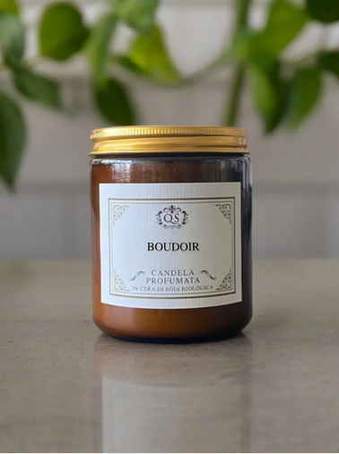 Candela in giara di vetro ambrato da 250 gr - immagine 14