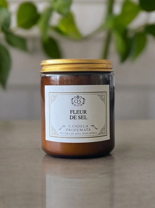 Candela in giara di vetro ambrato da 250 gr - immagine 12