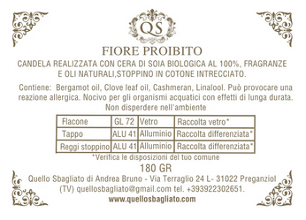 Candela in giara di vetro ambrato da 250 gr - immagine 9