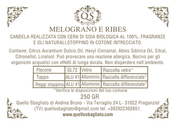 Candela in giara di vetro ambrato da 250 gr - immagine 11