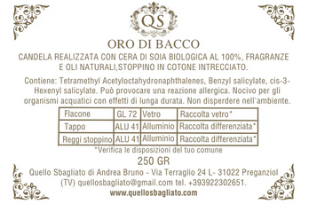 Candela in giara di vetro ambrato da 250 gr - immagine 7