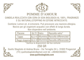 Candela in giara di vetro ambrato da 250 gr - immagine 21