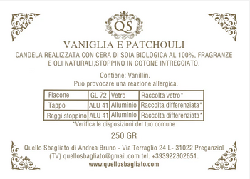 Candela in giara di vetro ambrato da 250 gr - immagine 3